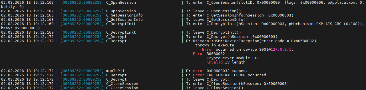 45_RetrievingSecretPayloadWithWrongMechanism_Logs_PKCS11.png